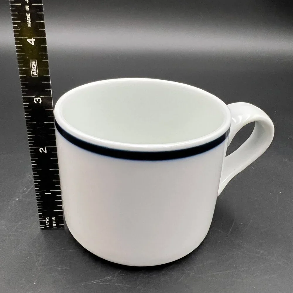 Dansk Bistro Maribo Pattern Flat Coffee Cup & Saucer Set (s) - Picture 11 of 12